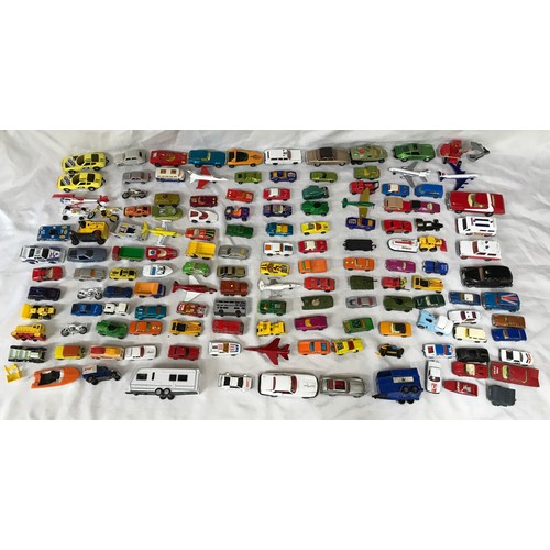 738 - A collection of diecast model cars, Matchbox Super kings, Corgi Juniors, some Majorette and Lone Sta... 