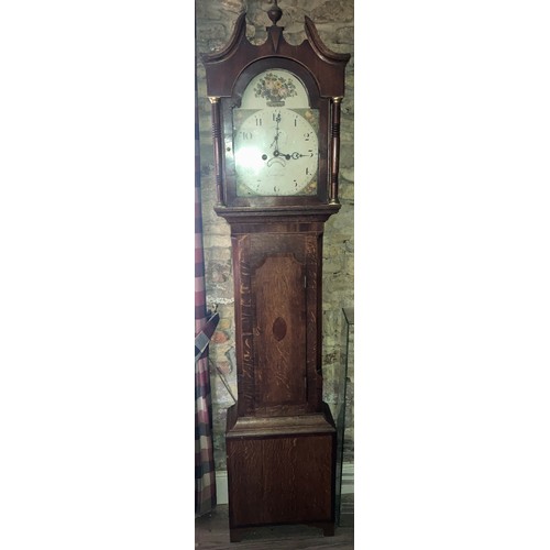 624 - An 8 day longcase clock by W. Smith of Crownland. 210cm h.