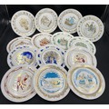 Fourteen Spode Christmas plates 1970-1983 inclusive, one with original box and certificate.