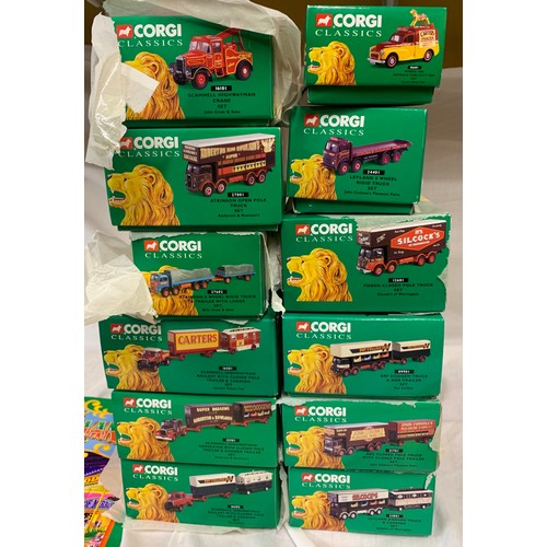 756 - Corgi Classics The Snowman's Range as new comprising: 16501 and 16502 both Scammell Highwayman Balla... 