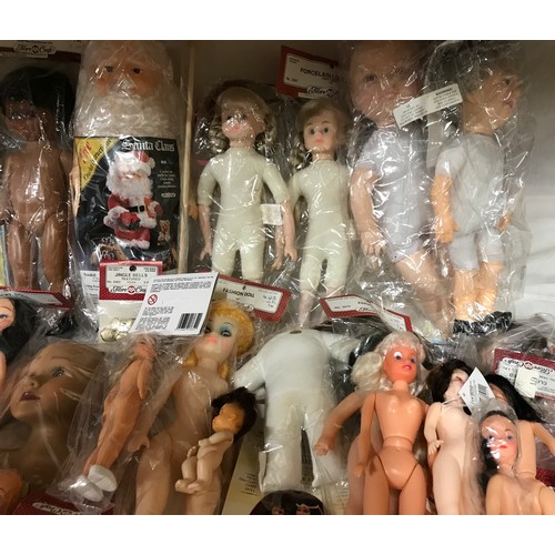 741 - A large collection of commercially packaged dolls by Fibre and Craft, mostly plastic and some with s... 