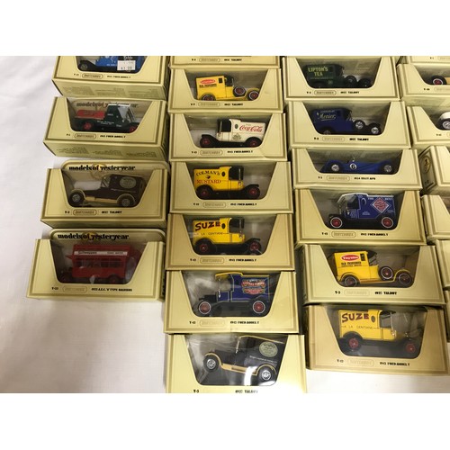 746 - A collection of 45 Matchbox diecast Models of Yesteryear, commercial vehicles, all boxed.