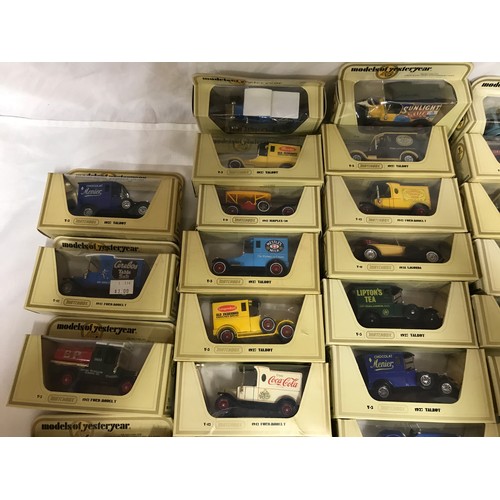 746 - A collection of 45 Matchbox diecast Models of Yesteryear, commercial vehicles, all boxed.