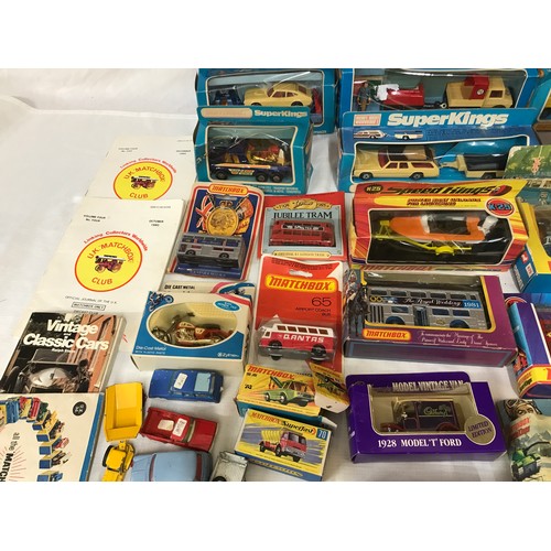 753 - Collection of Matchbox and Corgi diecast vehicles, some boxed to include Superkings, Battle Kings, S... 