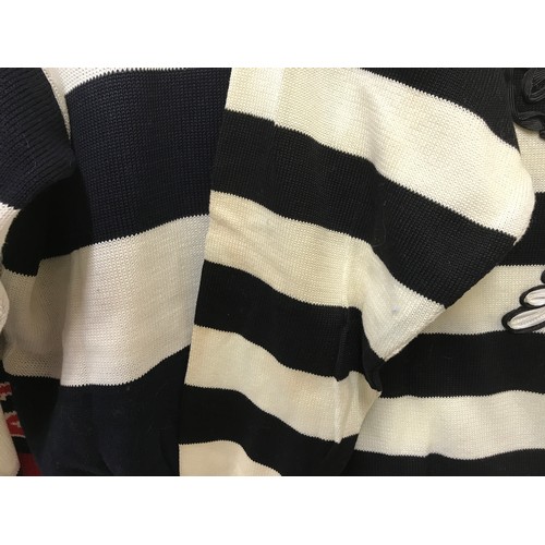 478 - A collection of 5 Escada 1980's knitted jumpers and cardigans of black and white design. Sizes from ... 