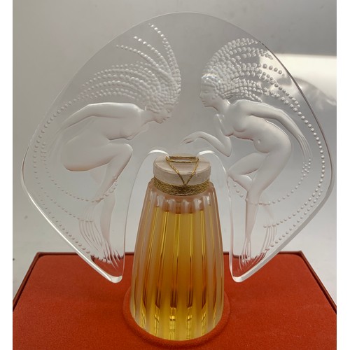 A Lalique parfum flacon Collection Ondines Edition 1998