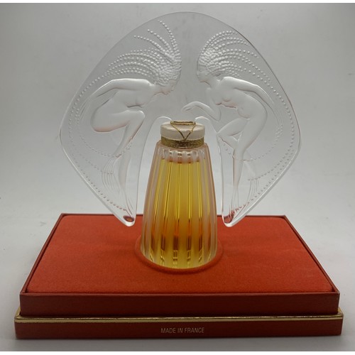 A Lalique parfum flacon Collection Ondines Edition 1998