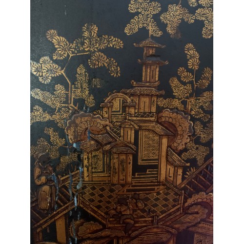 631 - A Chinoiserie lacquered longcase clock by Thomas Martin London, admitted to the Clockmakers Co 1699.... 