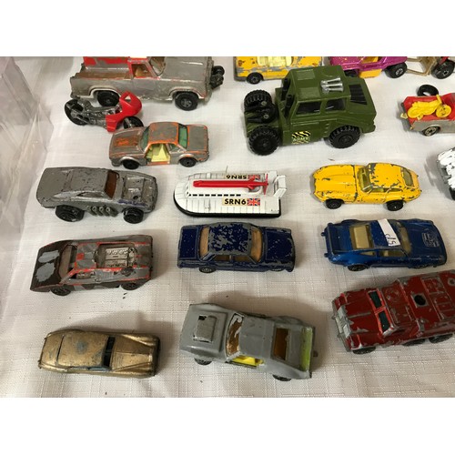 760 - Diecast model car collection, 34 assorted play worn vehicles and a Max Factory action figure’ FIGMA’... 