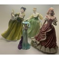 Five figurines to include Coalport Debutante Anita, Royal Doulton Simone HN 2378, Royal Doulton Fair... 
