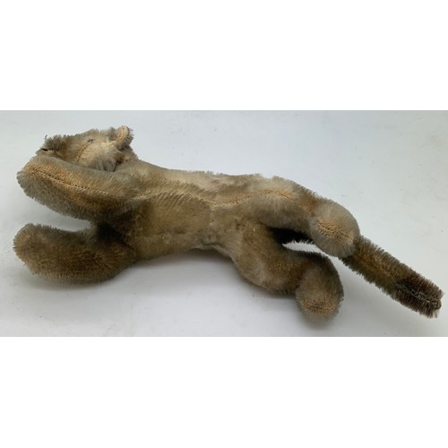 735 - A vintage plush tiger 22cm l.