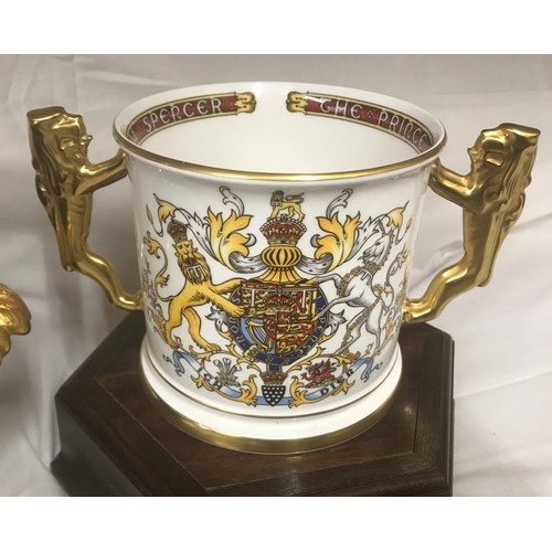 128 - Paragon Limited Edition Loving Cup 36cms high x 28cms wide, commemorating the marriage of  HRH Princ... 