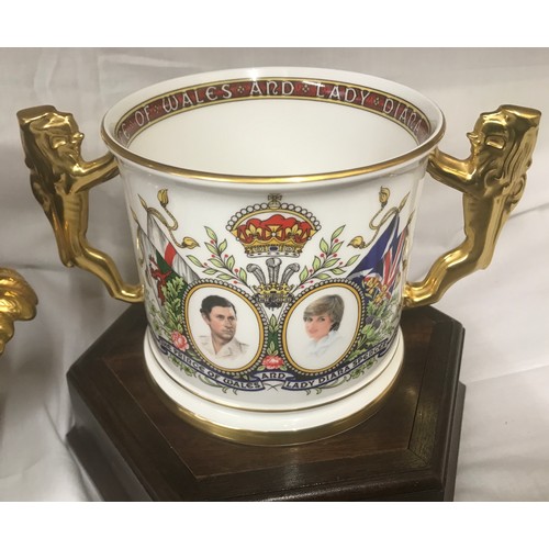 128 - Paragon Limited Edition Loving Cup 36cms high x 28cms wide, commemorating the marriage of  HRH Princ... 