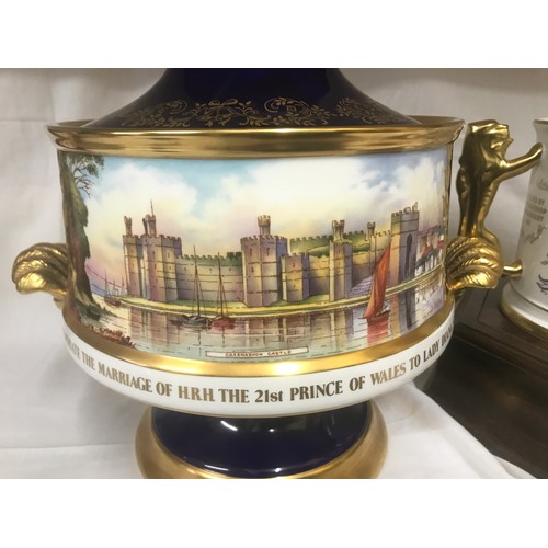 128 - Paragon Limited Edition Loving Cup 36cms high x 28cms wide, commemorating the marriage of  HRH Princ... 