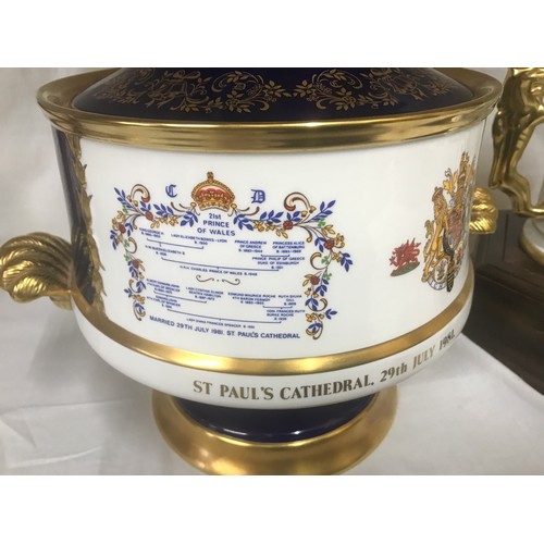 128 - Paragon Limited Edition Loving Cup 36cms high x 28cms wide, commemorating the marriage of  HRH Princ... 