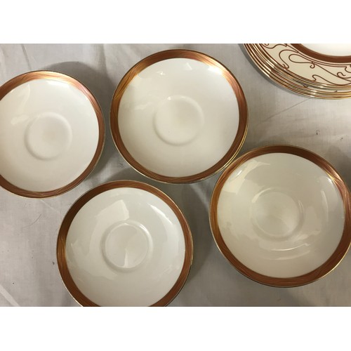 148 - A collection of Wedgwood 'Paris' bone china to include: oval platter 35.5cm w, bowl 20.5cm d, gravy ... 