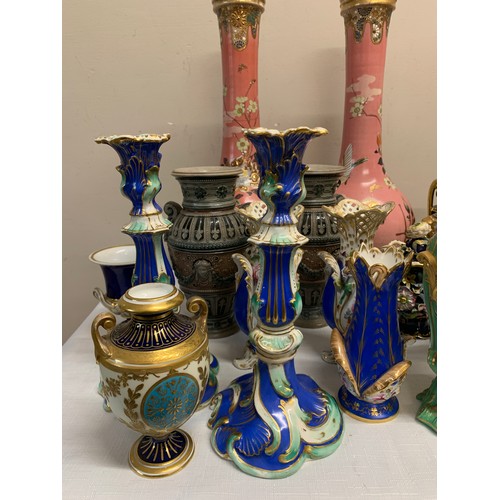 171 - A large quantity of decorative, mainly 19thC Continental ceramics.