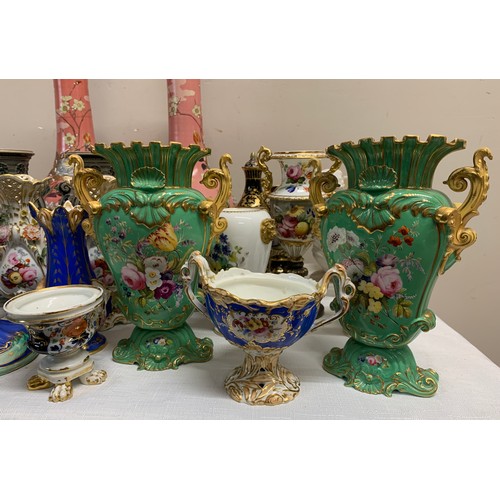 171 - A large quantity of decorative, mainly 19thC Continental ceramics.