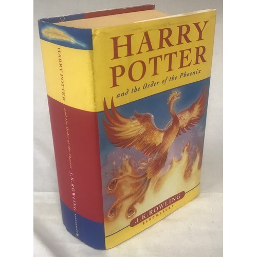 619 - J. K. Rowling hardback First Edition of Harry Potter “Order of The Phoenix” Bloomsbury 2003.