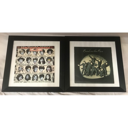 796 - Framed LP's : Rolling Stones 