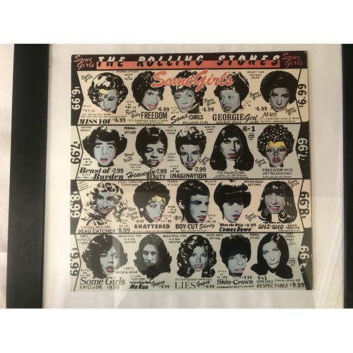 796 - Framed LP's : Rolling Stones 