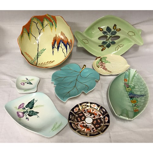 176 - A selection of Carlton Ware to include various Australian design dishes, painted fruit bowl with tri... 