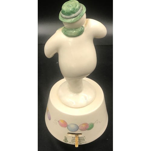 181 - Royal Doulton 'The Snowman' gift collection 'Snowman Magic' D35, 1985 musical ceramic figurine plays... 