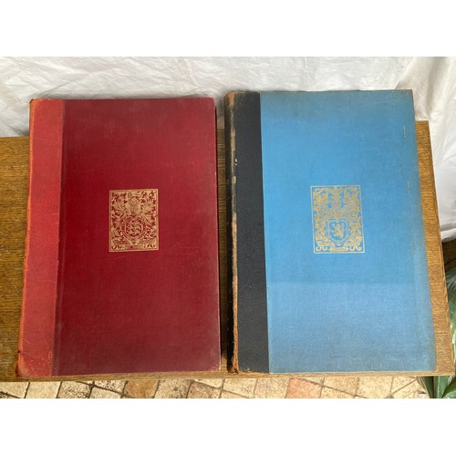 613 - Bartholomew books, Survey Atlas of England and Wales 1939 and Atlas of Scotland 1912.