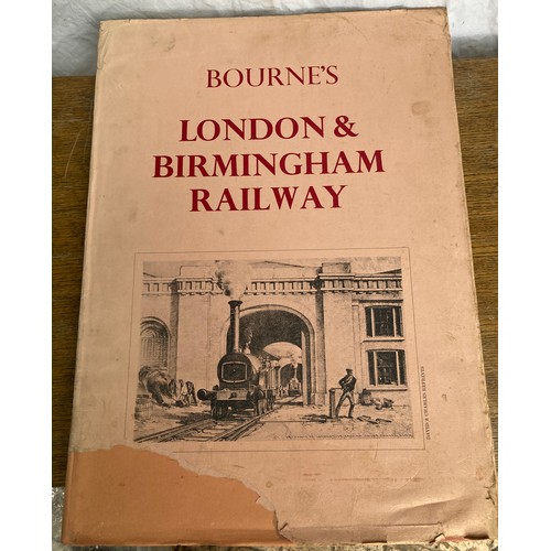 614 - Large book Bourne's London and Birmingham, Railway 1970.