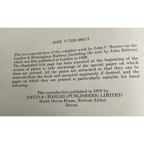 614 - Large book Bourne's London and Birmingham, Railway 1970.