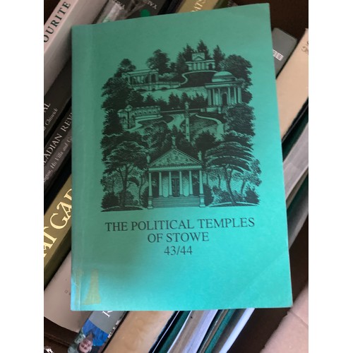 603 - Books on Gardens and Landscape. Eyres, Patrick. Political Temples of Stowe. New Arcadian Journal. No... 