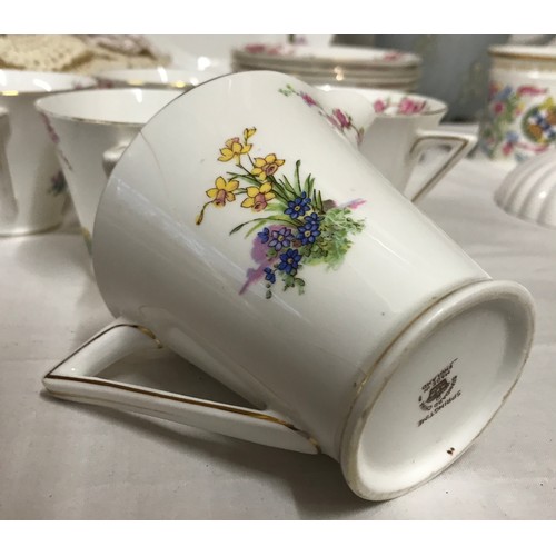 119 - Selection of ceramics to include: Standard china 'Spring Time' cake plate 26cm d, milk jug, six x si... 