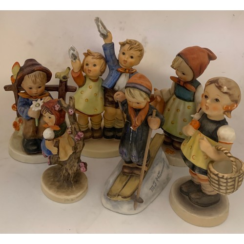 120 - Six various Hummel figures, 3 a/f.