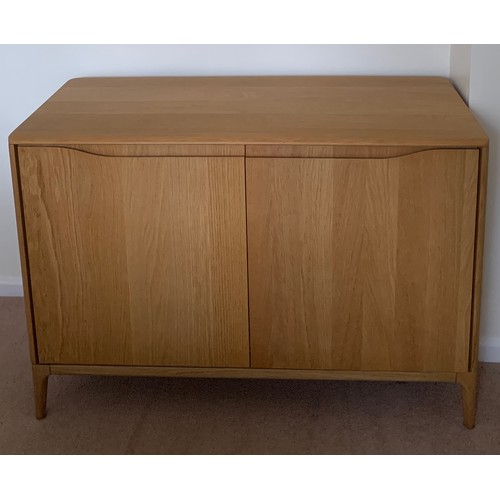 1146 - Modern Ercol two door sideboard 109 x 46 x 73cm h.