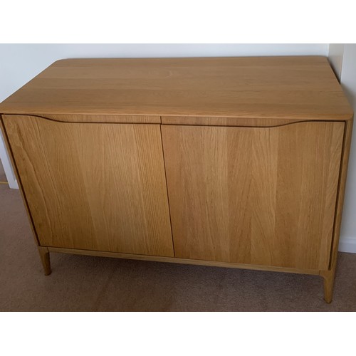 1146 - Modern Ercol two door sideboard 109 x 46 x 73cm h.