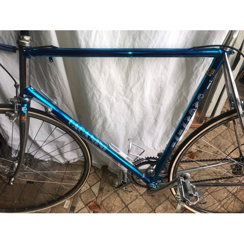 1277 - Paganini racing bike, Colnago handle bars, 28 inch wheel, 7 cog, 14 gear. Made in Italy, renovated b... 