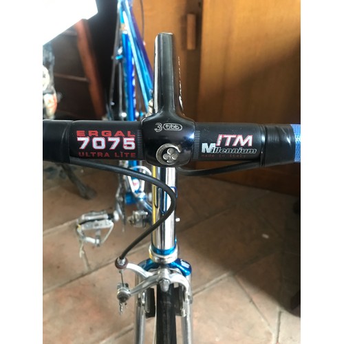 1277 - Paganini racing bike, Colnago handle bars, 28 inch wheel, 7 cog, 14 gear. Made in Italy, renovated b... 