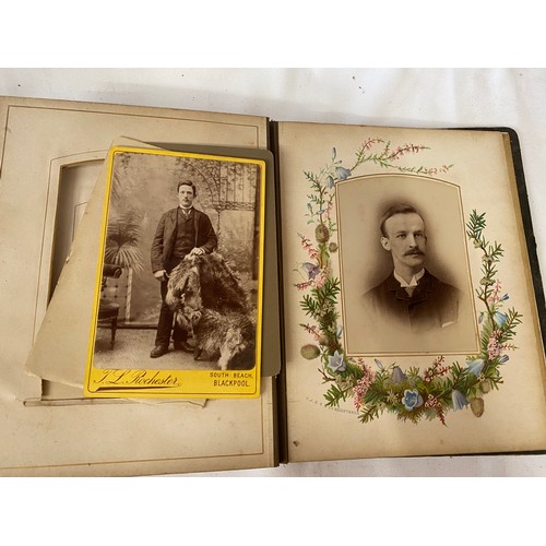 849 - Photograph albums; Saltley College X'mas 1887 presented to Thomas Withers by his fellow students as ... 