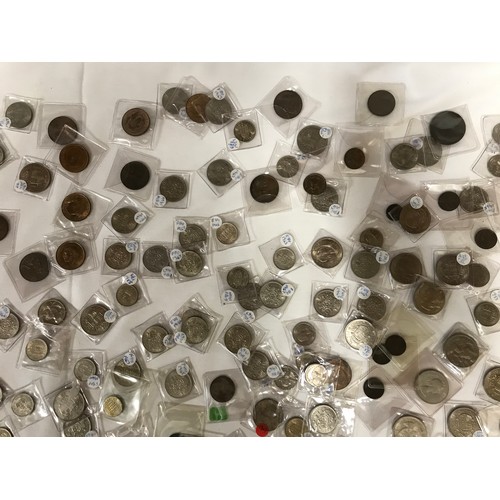 405 - A large collection of British coins to include every denomination, silver ones post 1948 other coina... 