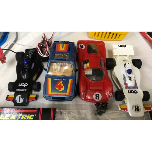 661 - Scalextric 200 Model Racing set, four cars, track, power pack, controllers, boxed.