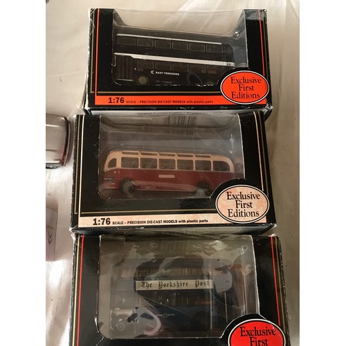 663 - Diecast model vehicles collection, Double Decker buses and coaches, boxed and unboxed, selection of ... 