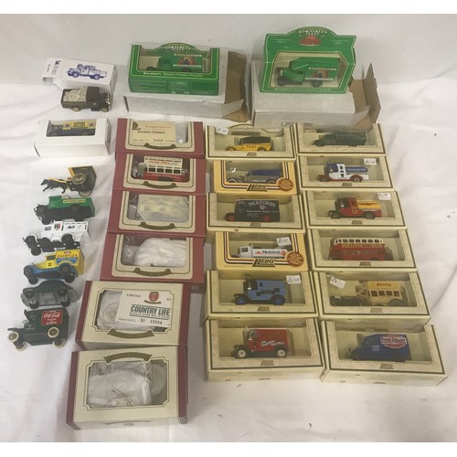 673 - Lledo boxed and lose diecast model vehicle collection and two Corgis.