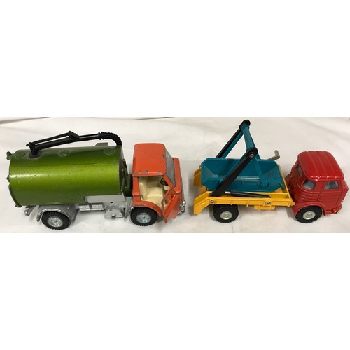 689 - Dinky diecast garden equipment, grass cutters, rollers, wheelbarrows, sack barrows, Dinky Johnston r... 