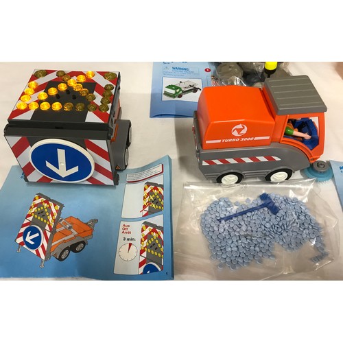 696 - Playmobil sets to include 3790 City Street Sweeper, 6113 City Action - City Sanitation Team, 6227 Ro... 