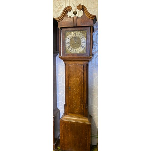 812 - An 8 day longcase clock by Wm. Hall Retford. 204 h x 53cm w.