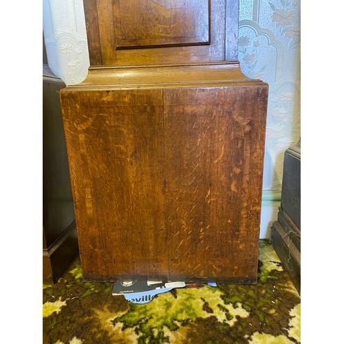 812 - An 8 day longcase clock by Wm. Hall Retford. 204 h x 53cm w.