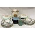 A collection of kitchen and table ware ceramics to include 2 x Ringwood ware Wood and sons tureens, ... 