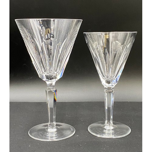 304 - A collection of Waterford 'Sheila' glasses comprising 7 x goblets/red wine (10oz), 10 x white wine, ... 