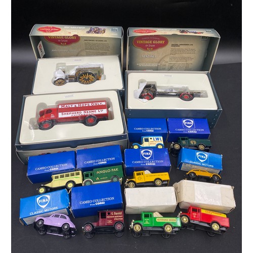 710 - Three Corgi Vintage Glory boxed vehicles comprising: Fowler B6 Road Locomotive 'Atlas- Norman E Box ... 