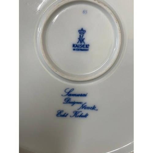 88 - Selection of blue and white ceramics to include Royal Copenhagen jug 12.5cm, Spode 'Italian' dish 31... 